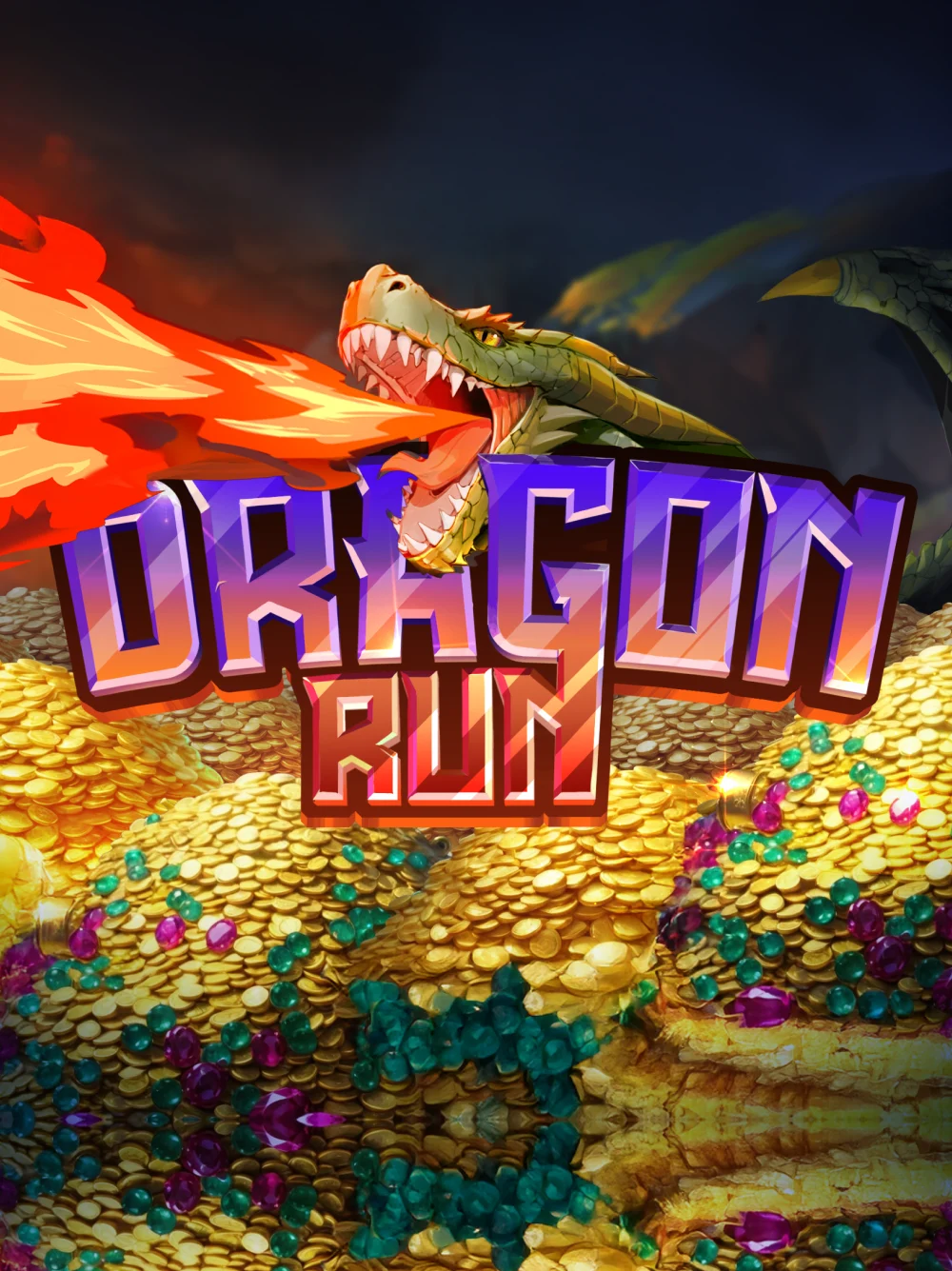 Juego temático de dragones con colores intensos y brillo neón